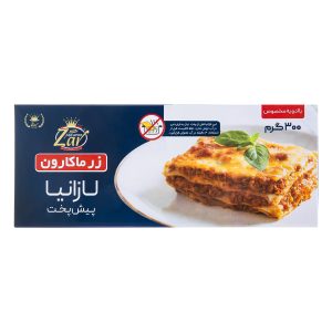 لازانیا پیش پخت 300گرمی زر ماکارون