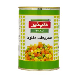 کنسرو سبزیجات مخلوط دلپذیر 420گرمی