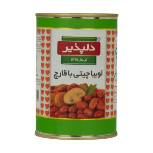 کنسرو لوبیا با قارچ دلپذیر 420گرمی