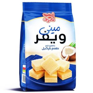 مینی ویفر با مغزی نارگیل نادری