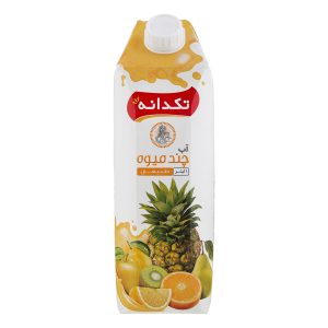 آب چند میوه تکدانه یک لیتری